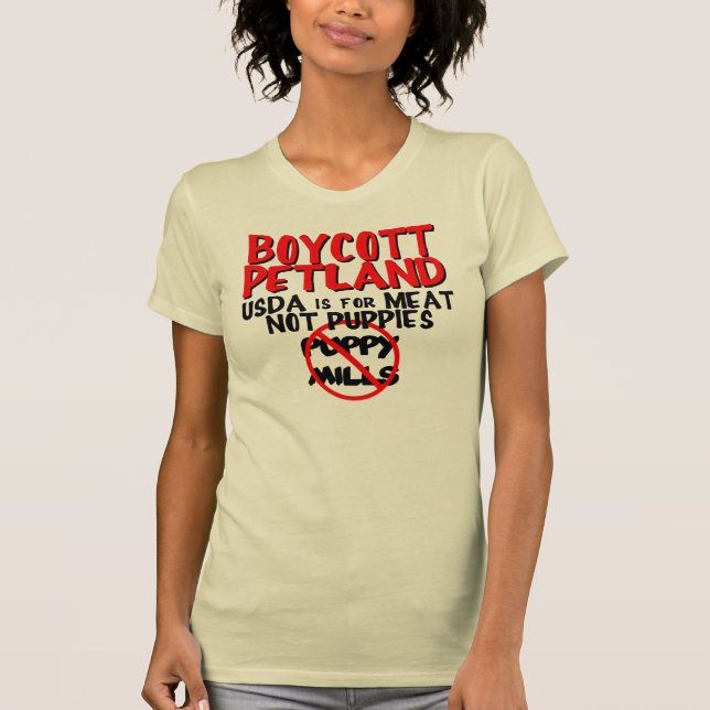 Boycott Petland T-Shirt (Front)