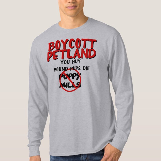Boycott Petland T-Shirt (Front)
