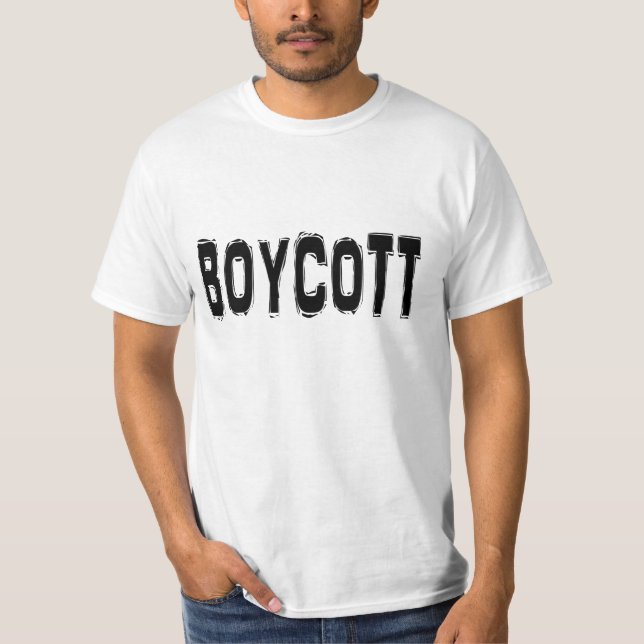 Boycott. T-Shirt (Front)