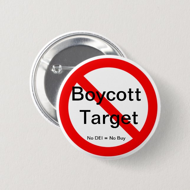 Boycott Target Button (Front & Back)