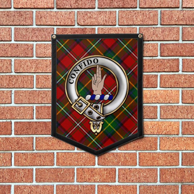 Boyd Clan Badge & Tartan Pennant (Insitu 1)