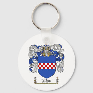 BOYD FAMILY CREST - BOYD COAT OF ARMS KEYCHAIN