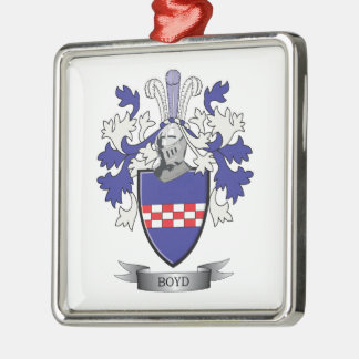 Boyd Family Crest Coat of Arms Metal Ornament