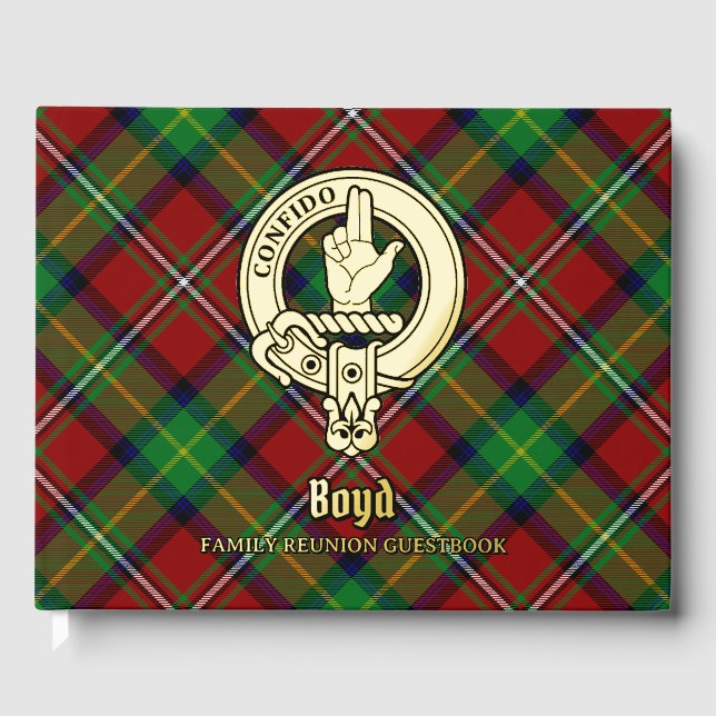 Boyd Family Reunion Foil Guest Book (Front)