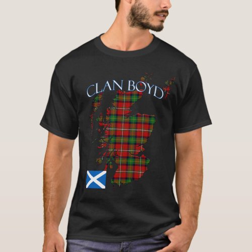 Boyd Scottish Clan Tartan Scotland T_Shirt