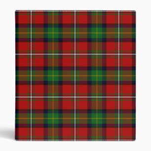 Boyd Tartan 3 Ring Binder