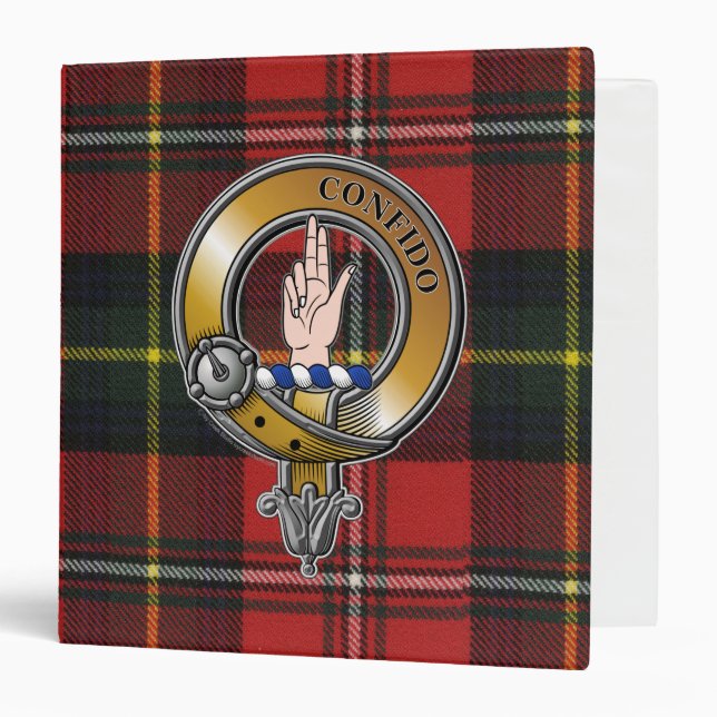 Boyd Tartan & Badge 3 Ring Binder (Front/Inside)