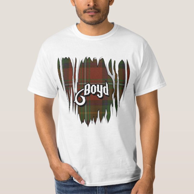 Boyd Tartan T-Shirt (Front)