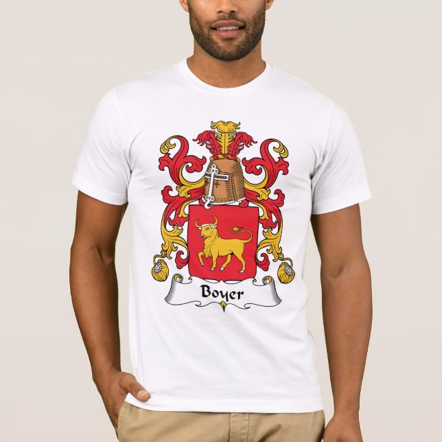 Boyer Family Crest T-Shirt (Front)