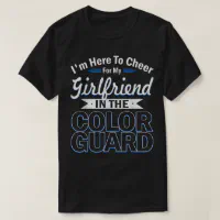 Color guard boyfriend shirt top