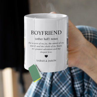 Boyfriend Definition Photo Collage Coffee Mug