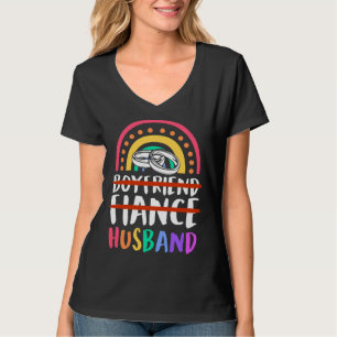 Boyfriend Fiance Husband Gay Pride Wedding Bohemia T-Shirt