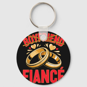 Boyfriend fiancé husband groom engaged engagement keychain