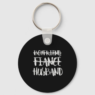 Boyfriend Fiance Husband Married Wedding Keychain