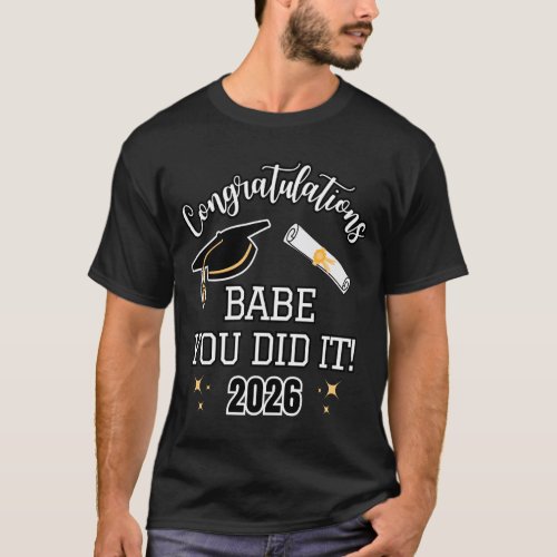 Boyfriend Girlfriend Husband Wife Graduation Day 2 T-Shirt