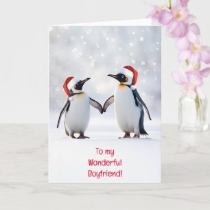 Boyfriend Happy Holidays Christmas Love Card