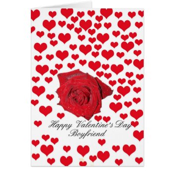 Boyfriend  Happy Valentine's Day Roses by therosegarden at Zazzle