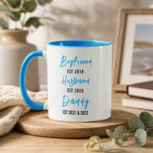 Boyfriend Husband Dad Mug | Personalized Father’s 
