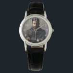 Boyfriend husband love you photo watch<br><div class="desc">Template for Your own photo of a boyfriend,  man,  husband. With the text: Love You.  You can change the text or insert a name.   A great birthday gift or keepsake for her. White letters and numbers from 8 to 4.</div>