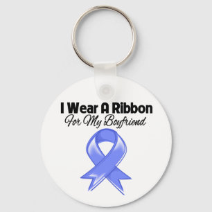 Boyfriend - I Wear Periwinkle Ribbon Keychain