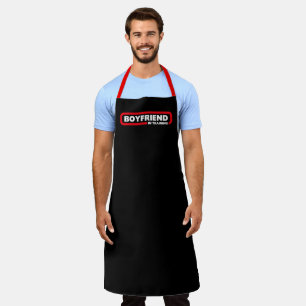 Boyfriend in Training Funny Valentine's Gift Apron
