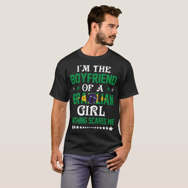 Boyfriend Of Brazilian Girl Valentine Gift T-Shirt (Front Full)