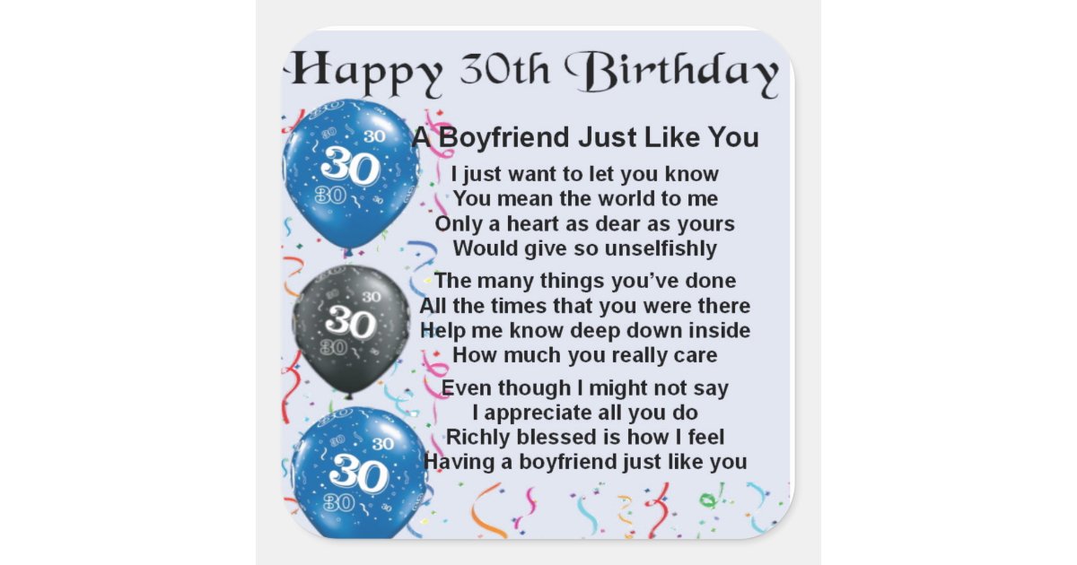 birthday poem for boyfriend