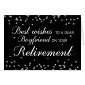 Boyfriend, Retirement Congratulations Black (Front Horizontal)