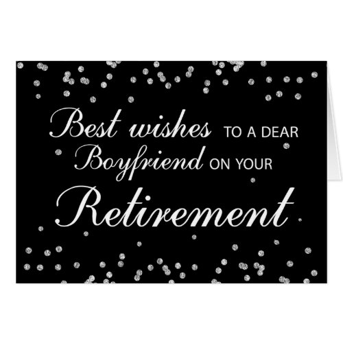 Boyfriend Retirement Congratulations Black