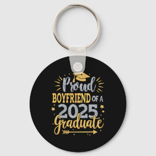 Boyfriend Senior 2025 Proud Boyfriend Of A Cl Of 2 Keychain