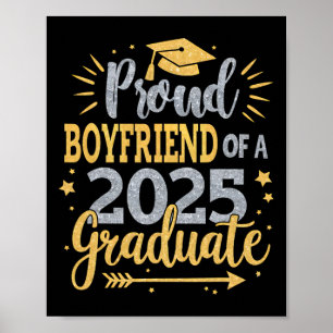Boyfriend Senior 2025 Proud Boyfriend Of A Cl Of 2 Poster