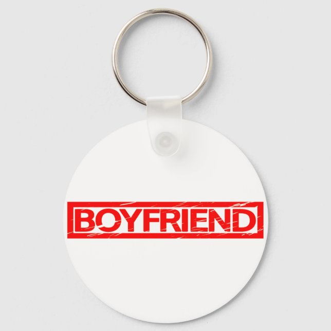 Boyfriend Stamp Keychain (Front)