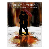 Boyfriend Stylish Holiday Card With Gay Couple (Front)