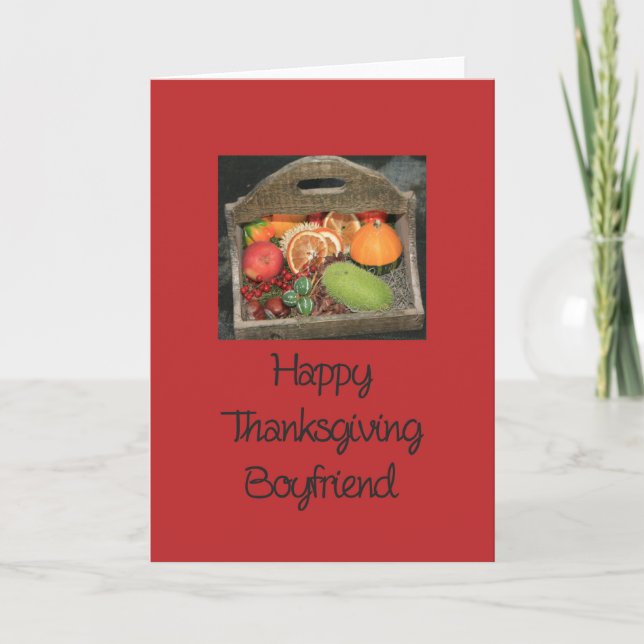 Boyfriend Thanksgiving Card (Front)