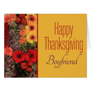 Boyfriend Thanksgiving Card