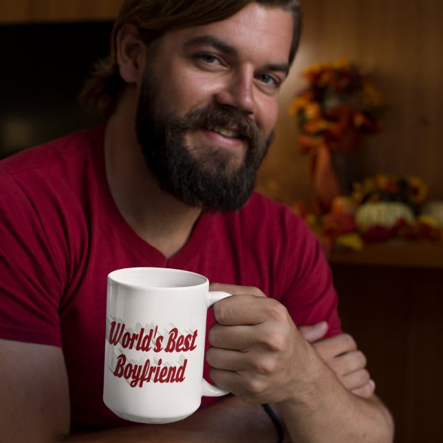 Boyfriend with burgundy half script giant coffee mug (Creator Uploaded)