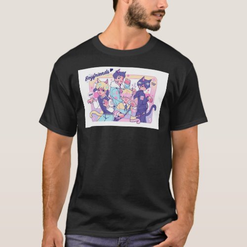 Boyfriends Webtoon Catboys  T_Shirt