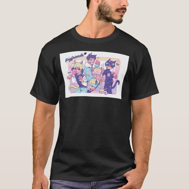 Boyfriends Webtoon Catboys  T-Shirt (Front)