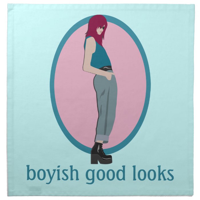 Boyish Good Looks Printed Napkins