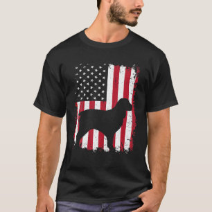 Boykin Spaniel 4Th Of July USA Flag Dog Lover Gift T-Shirt