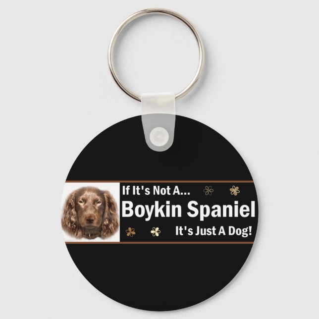 Boykin Spaniel Art Gifts Keychain (Front)