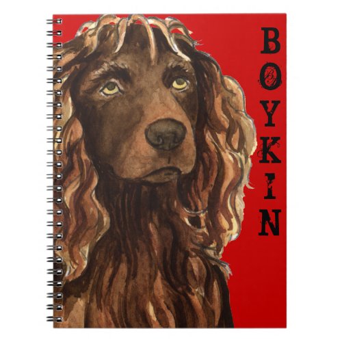 Boykin Spaniel Color Block Notebook