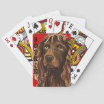 Boykin Spaniel Color Block Playing Cards