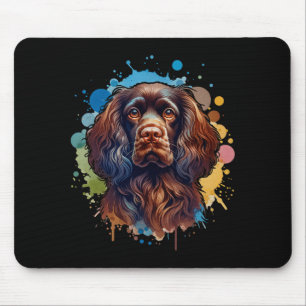 Boykin Spaniel Dog Artwork Comfort Colors Adult He Mouse Pad