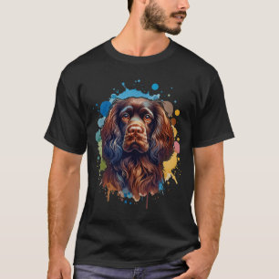 Boykin Spaniel Dog Artwork Comfort Colors Adult He T-Shirt