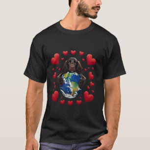 Boykin Spaniel Dog Earth Day Hug Love Owner Huggin T-Shirt