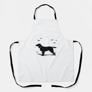 Boykin Spaniel Dog – Halloween Moon Silhouette Cla Apron