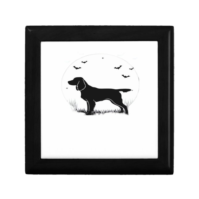 Boykin Spaniel Dog – Halloween Moon Silhouette Cla Gift Box (Front)