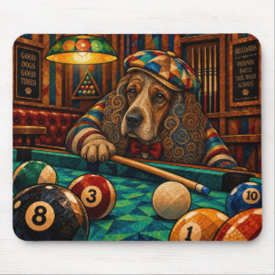 Boykin Spaniel, Geometric Mosaic Mouse Pad