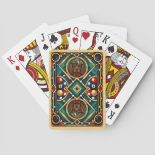 Boykin Spaniel, Geometric Mosaic Poker Cards